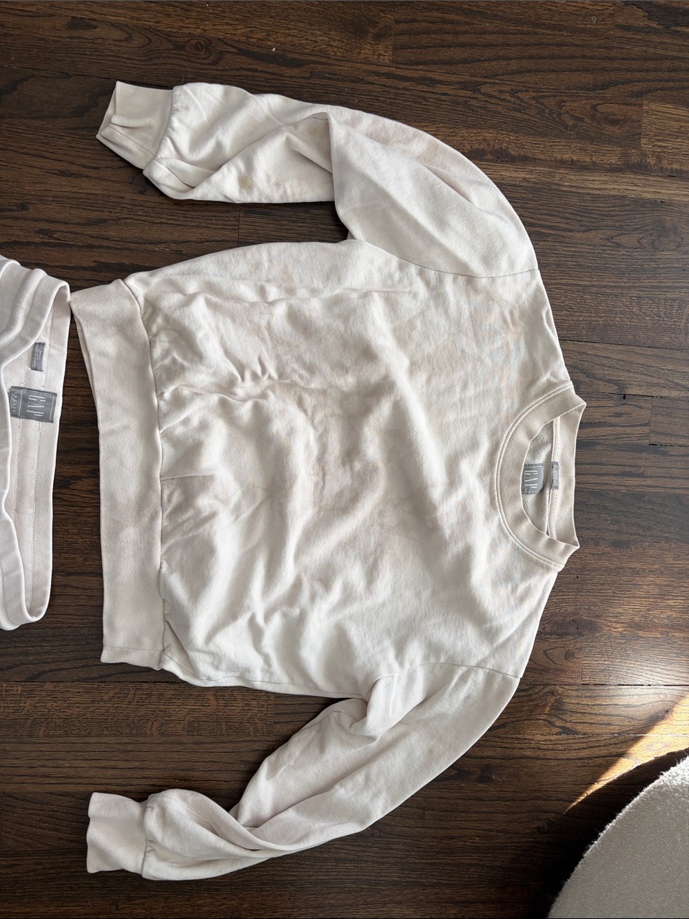 GAP Cream Marbled Pullover Sweatshirt and Jogger Set - Picture 3 of 8